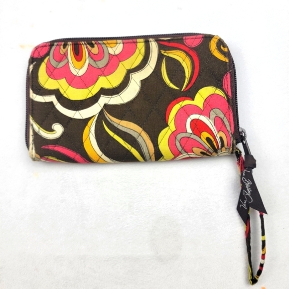 Vera Bradley Puccini patterned quilted printed wallet / clutch - Picture 1 of 6